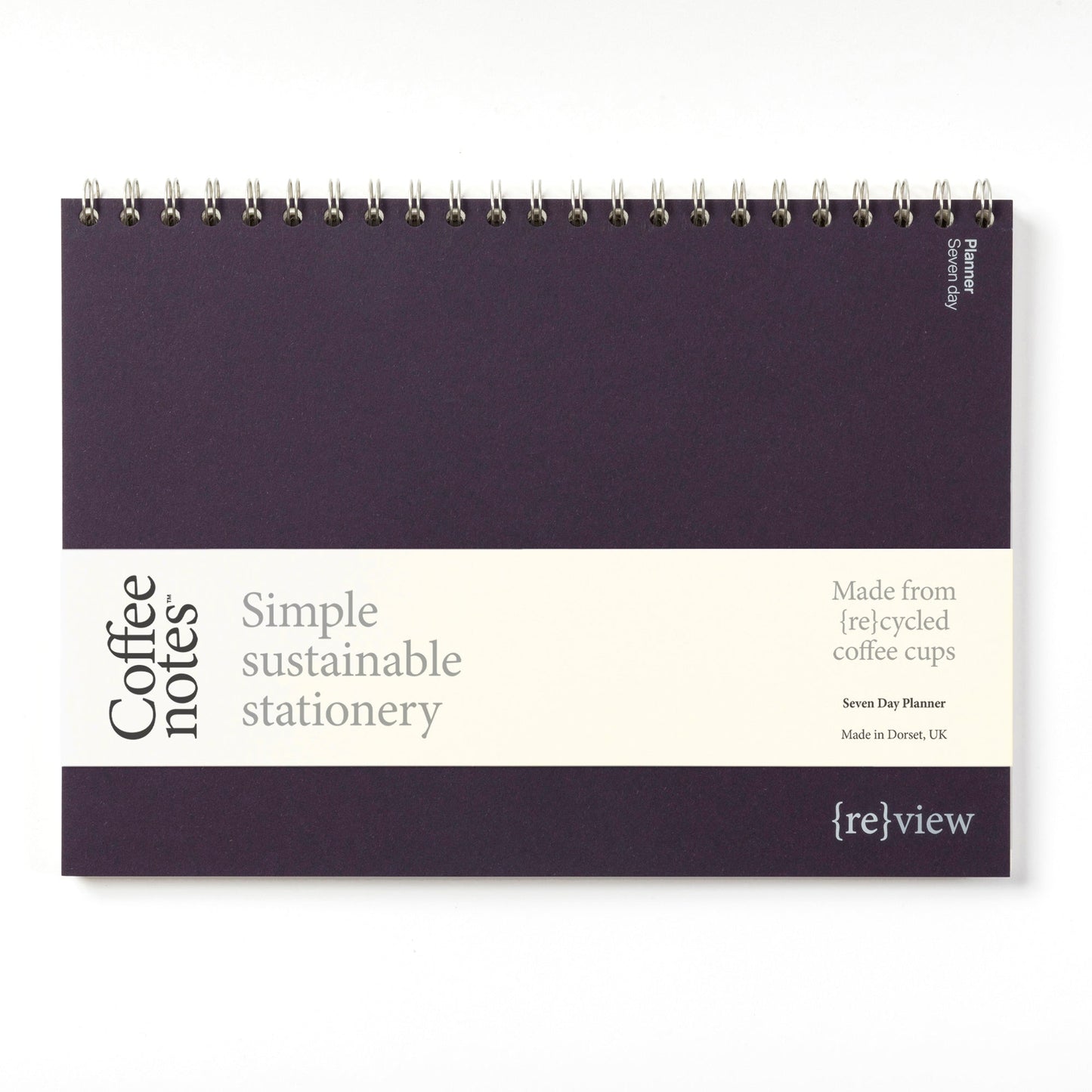 Aubergine Tweed Weekly Planner