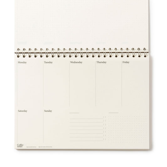 Aubergine Tweed Weekly Planner