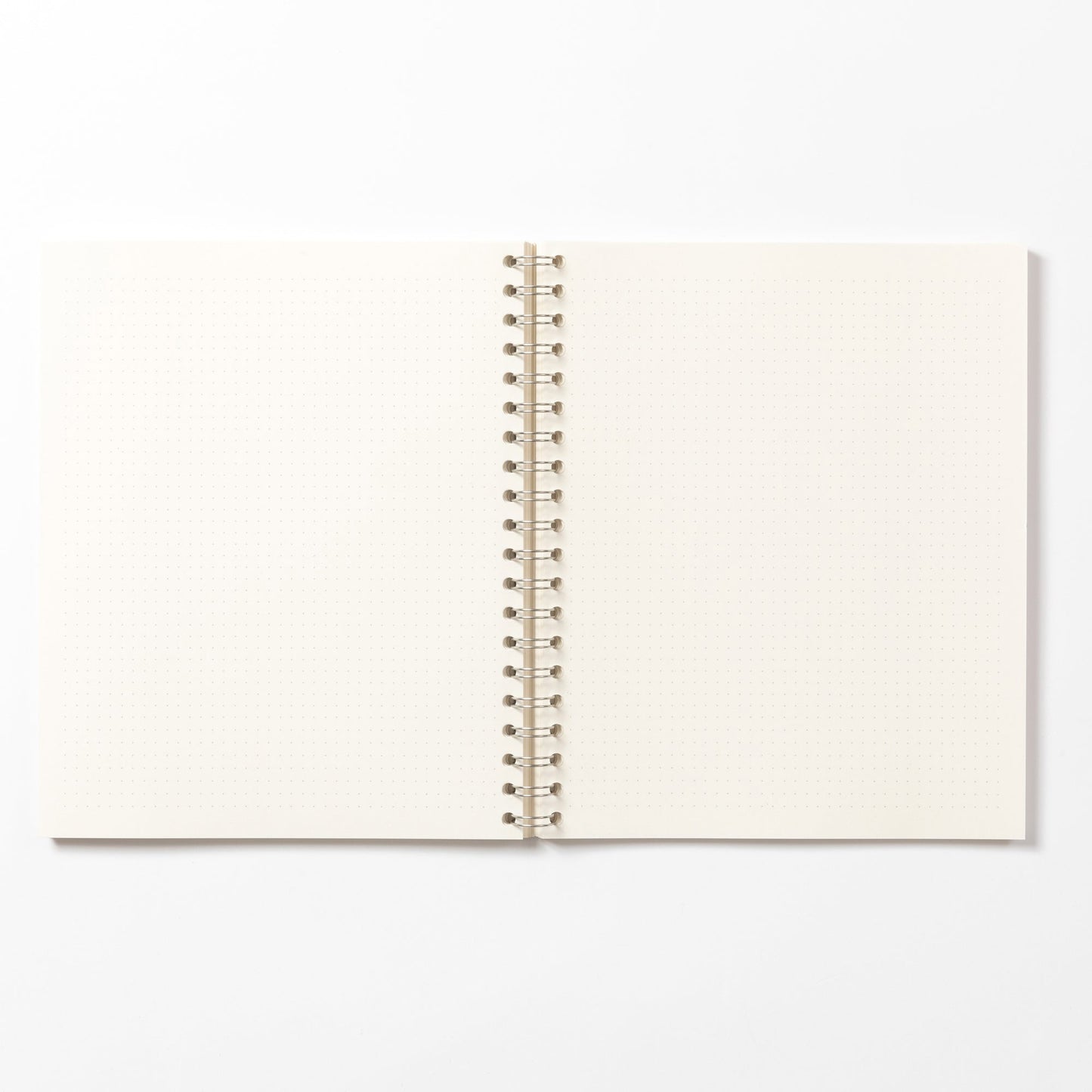 Almond Wirebound Notebook (Dotted)