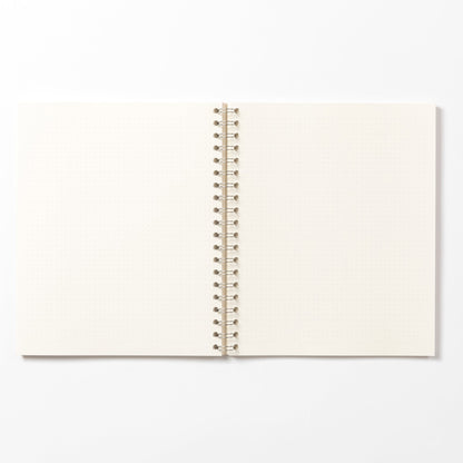 Almond Wirebound Notebook (Dotted)