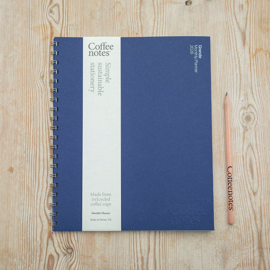 Cobalt Blue Monthly Planner 2026
