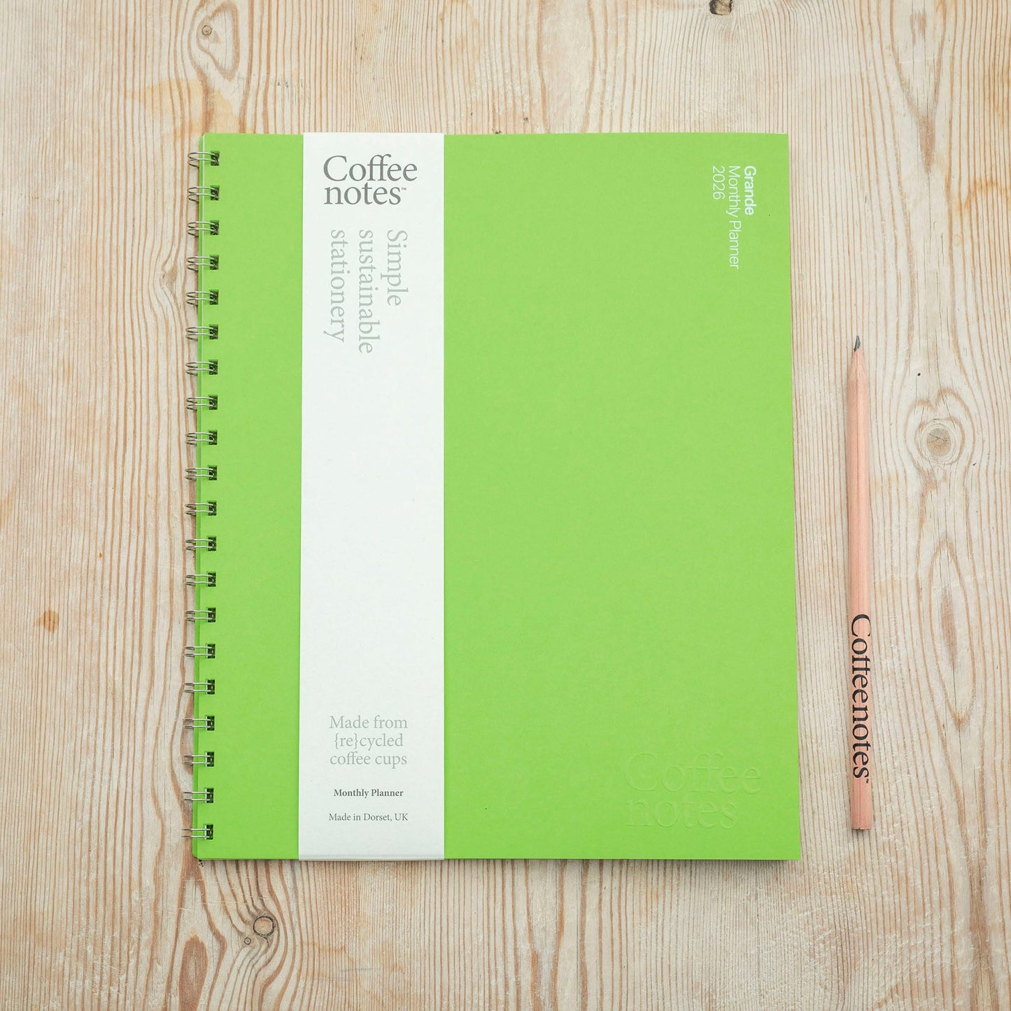 Lime Green Monthly Planner 2026