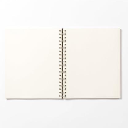 Black Wirebound Notebook (Plain)