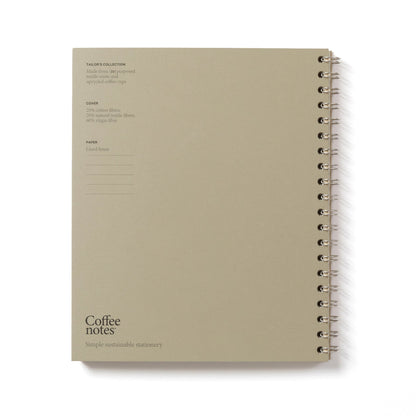 Camel Tweed Wirebound Notebook (Lined)