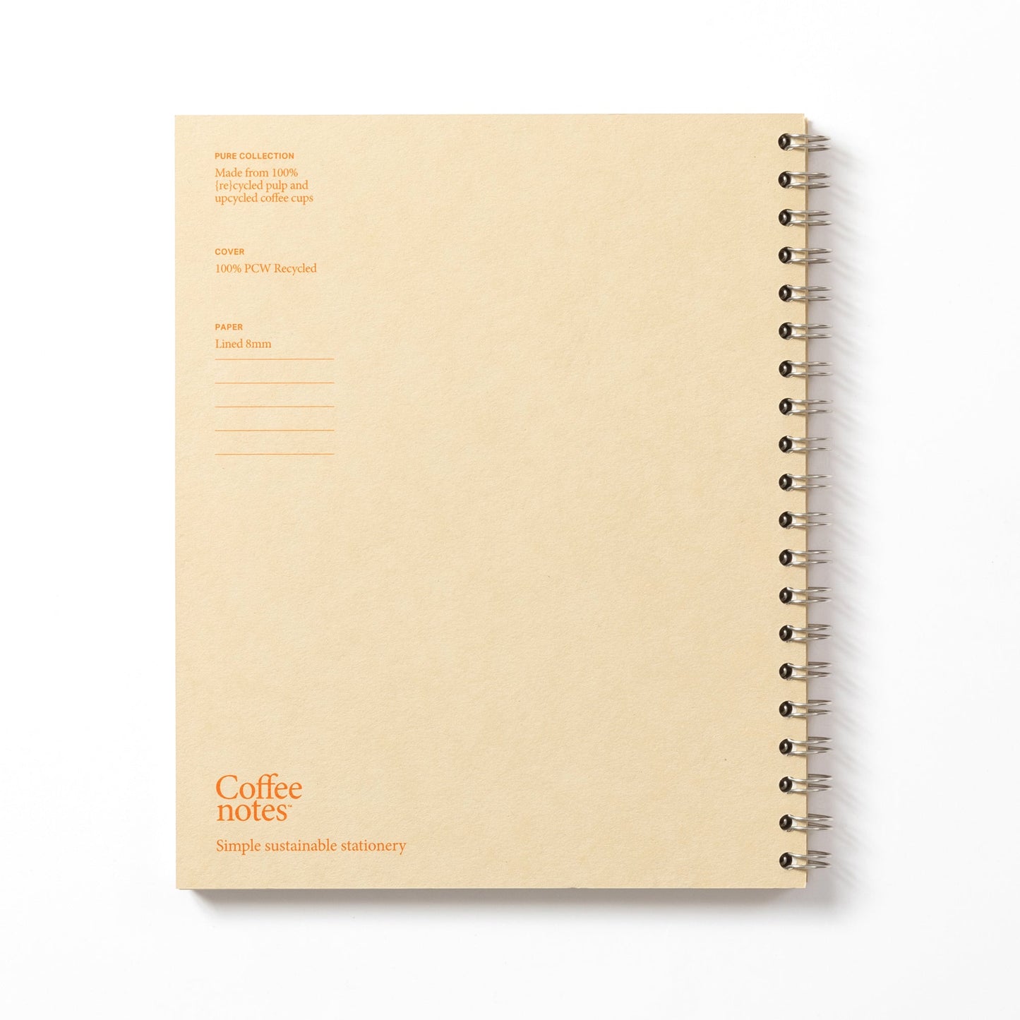 Kraft Wirebound Notebook (Lined)