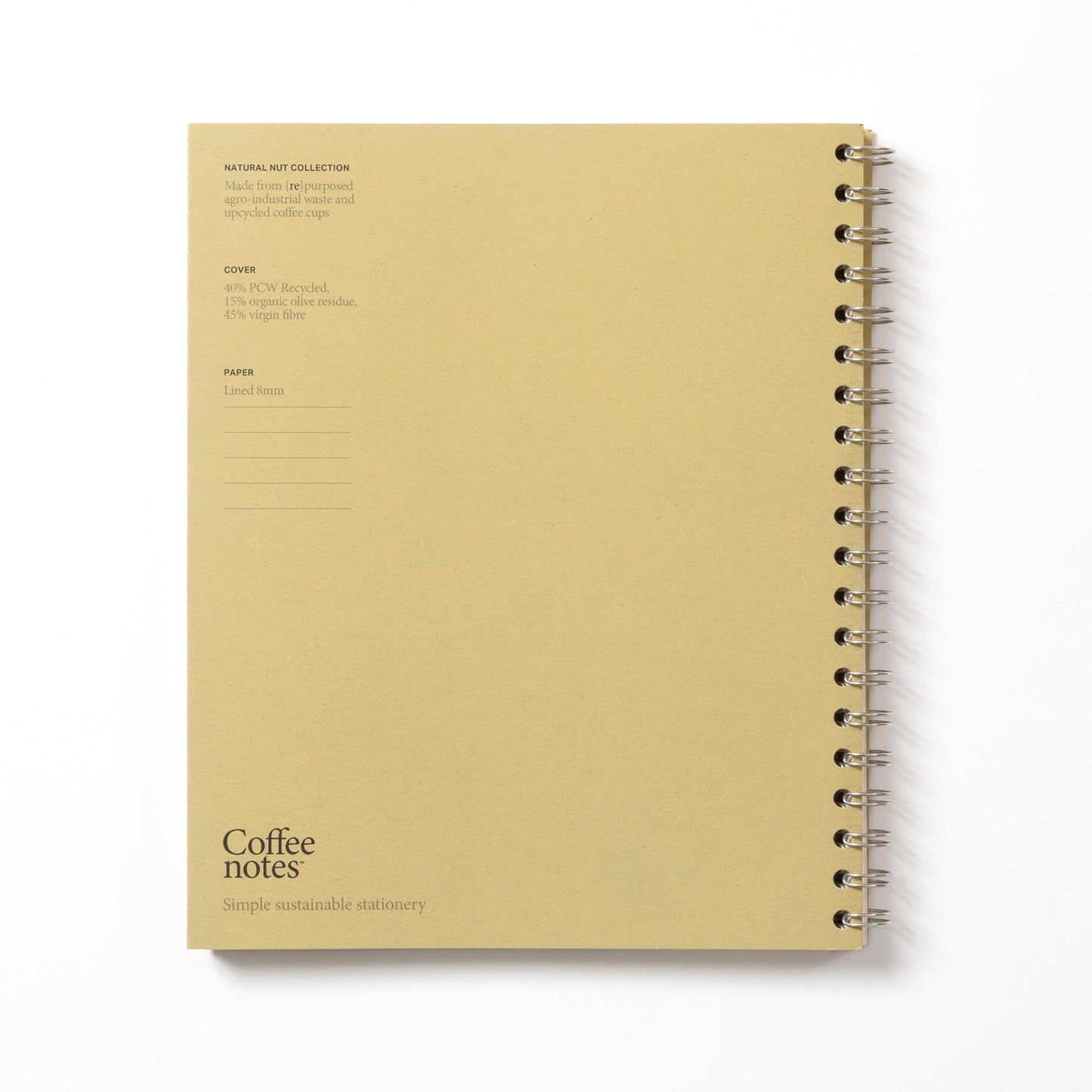 Olive Wirebound Notebook (Lined)