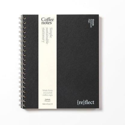 Black Wirebound Notebook (Plain)