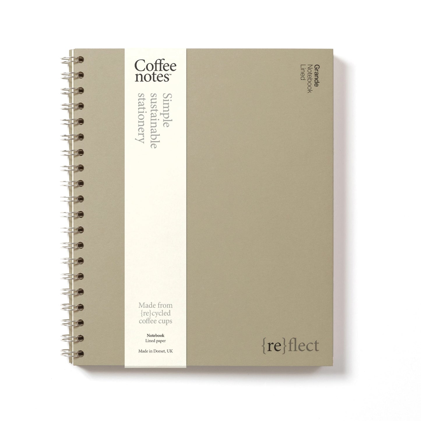 Camel Tweed Wirebound Notebook (Lined)
