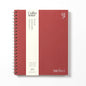 Cherry Wirebound Notebook (Plain)