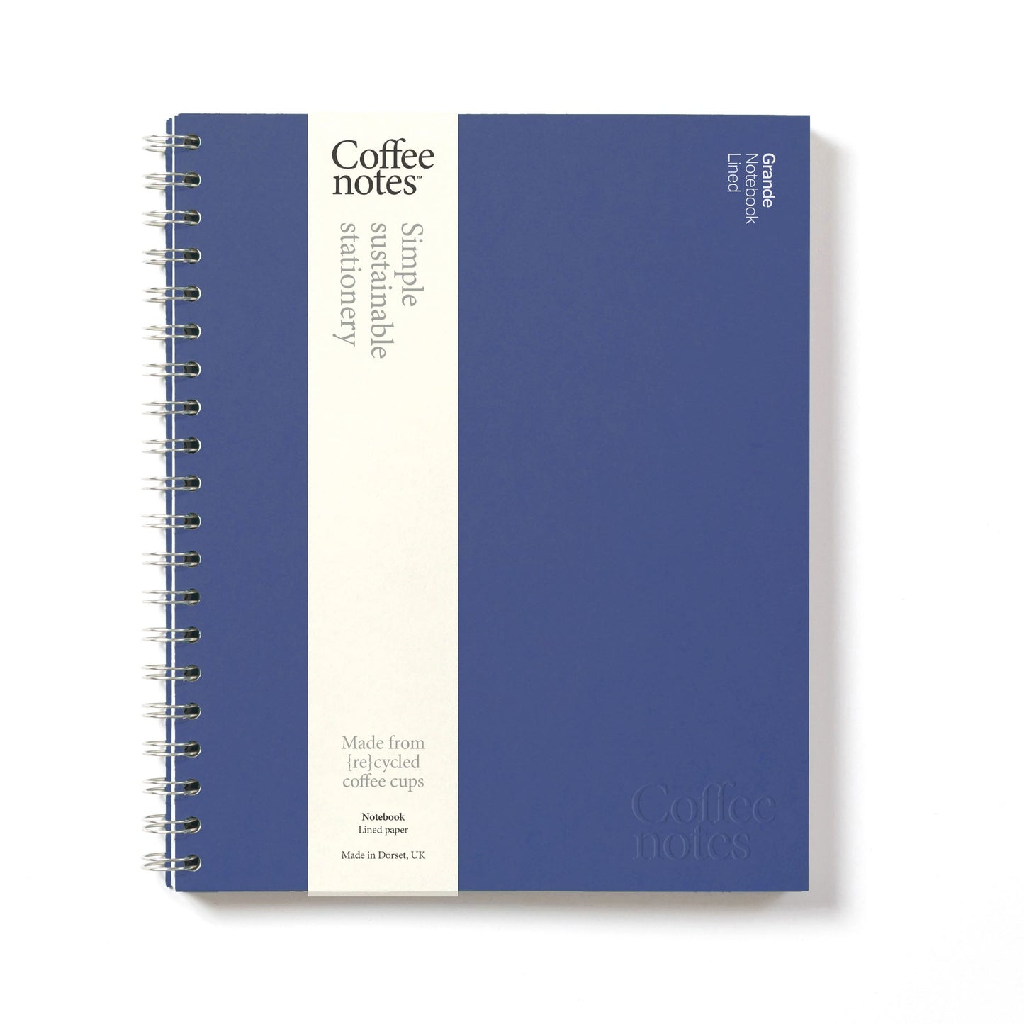 Cobalt Blue Wirebound Notebook (Lined)