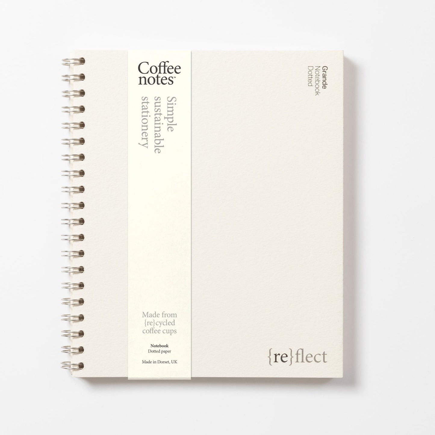Creme Wirebound Notebook (Dotted)