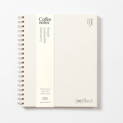 Creme Wirebound Notebook (Dotted)