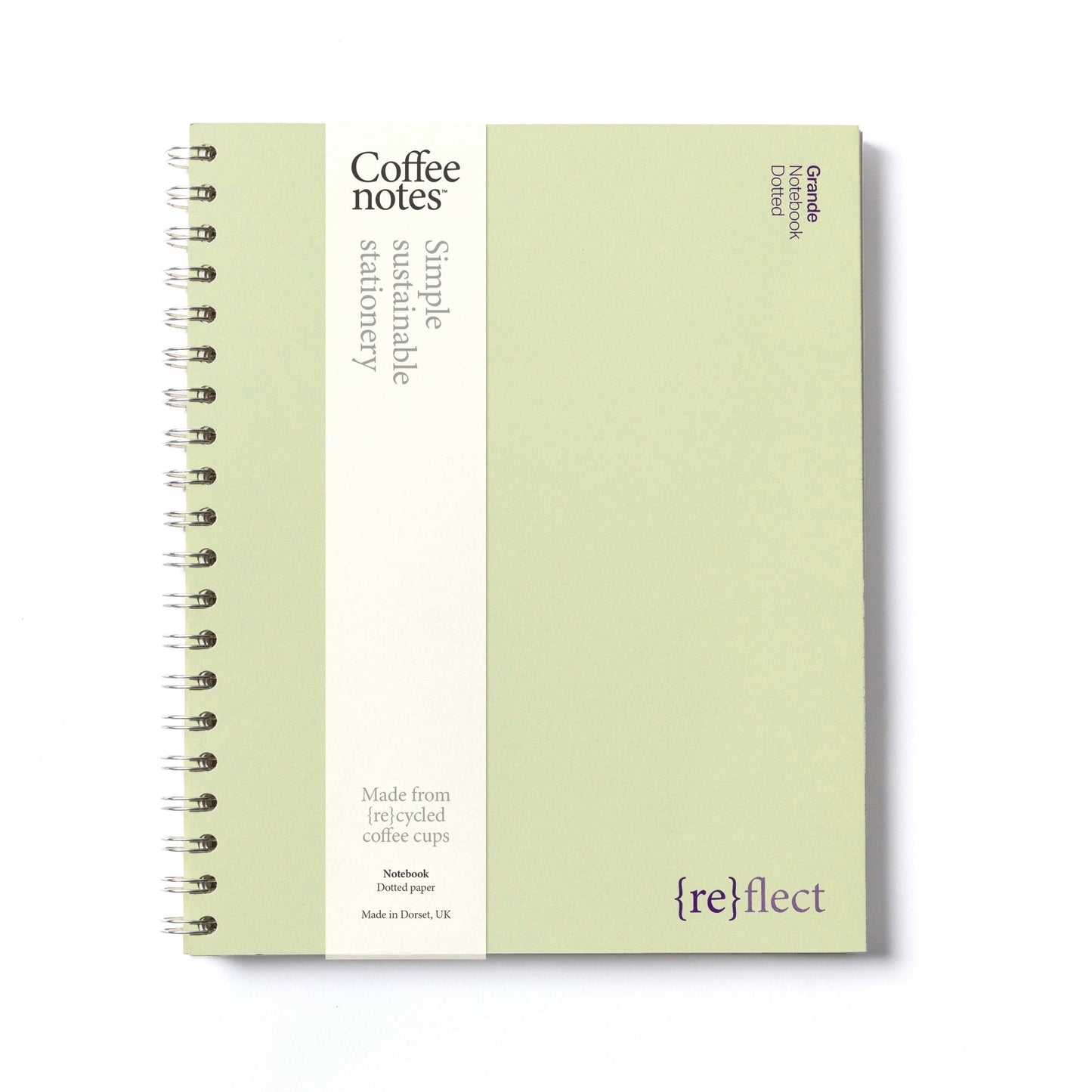 Kiwi Wirebound Notebook (Dotted)
