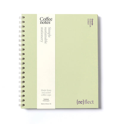 Kiwi Wirebound Notebook (Dotted)