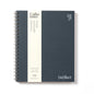 Navy Wool Wirebound Notebook (Plain)