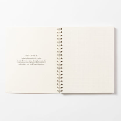 Creme Wirebound Notebook (Dotted)