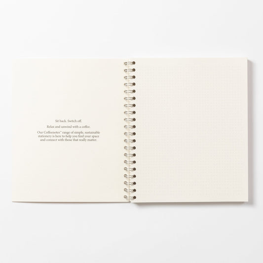 Creme Wirebound Notebook (Dotted)