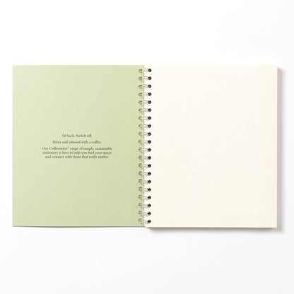 Kiwi Wirebound Notebook (Dotted)