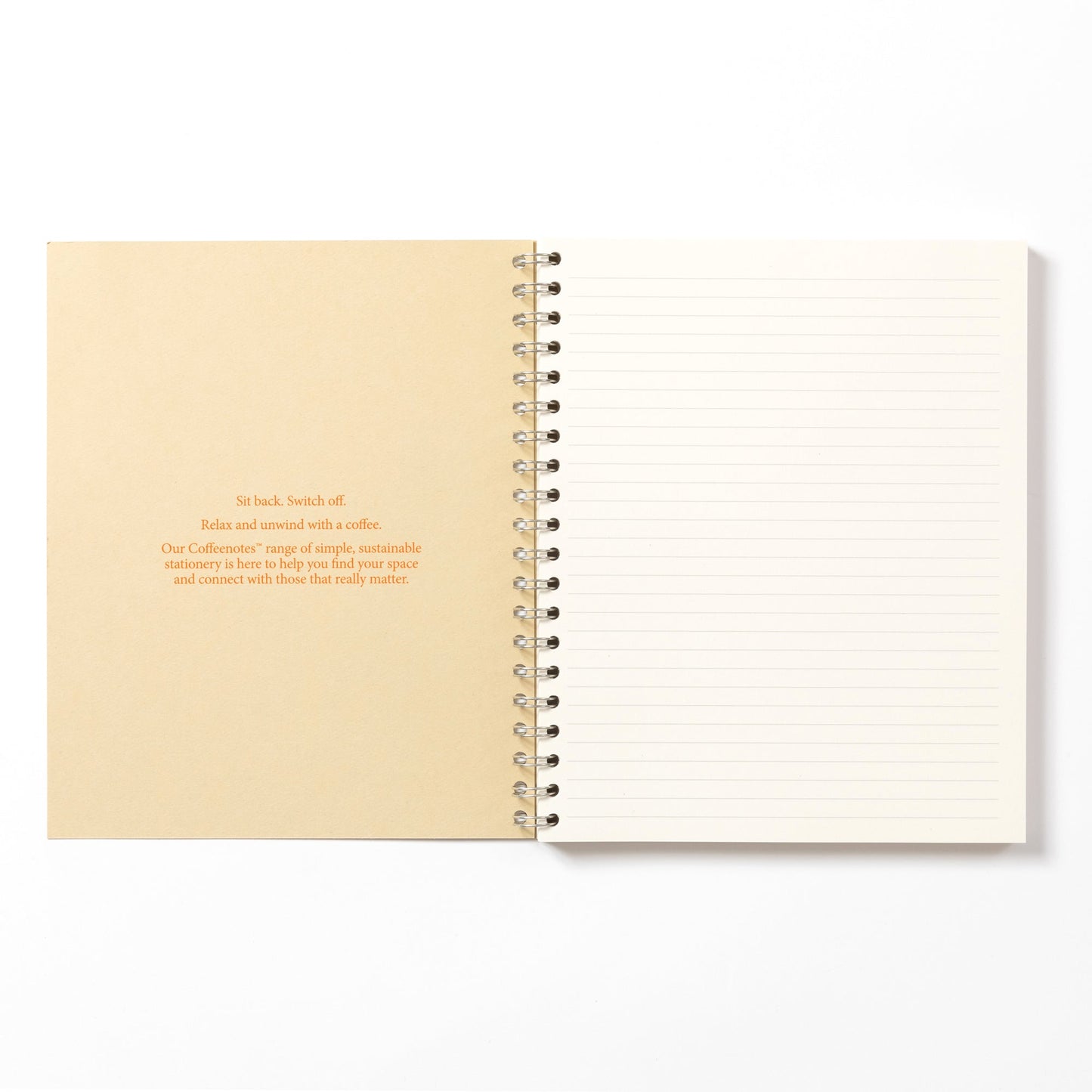 Kraft Wirebound Notebook (Lined)