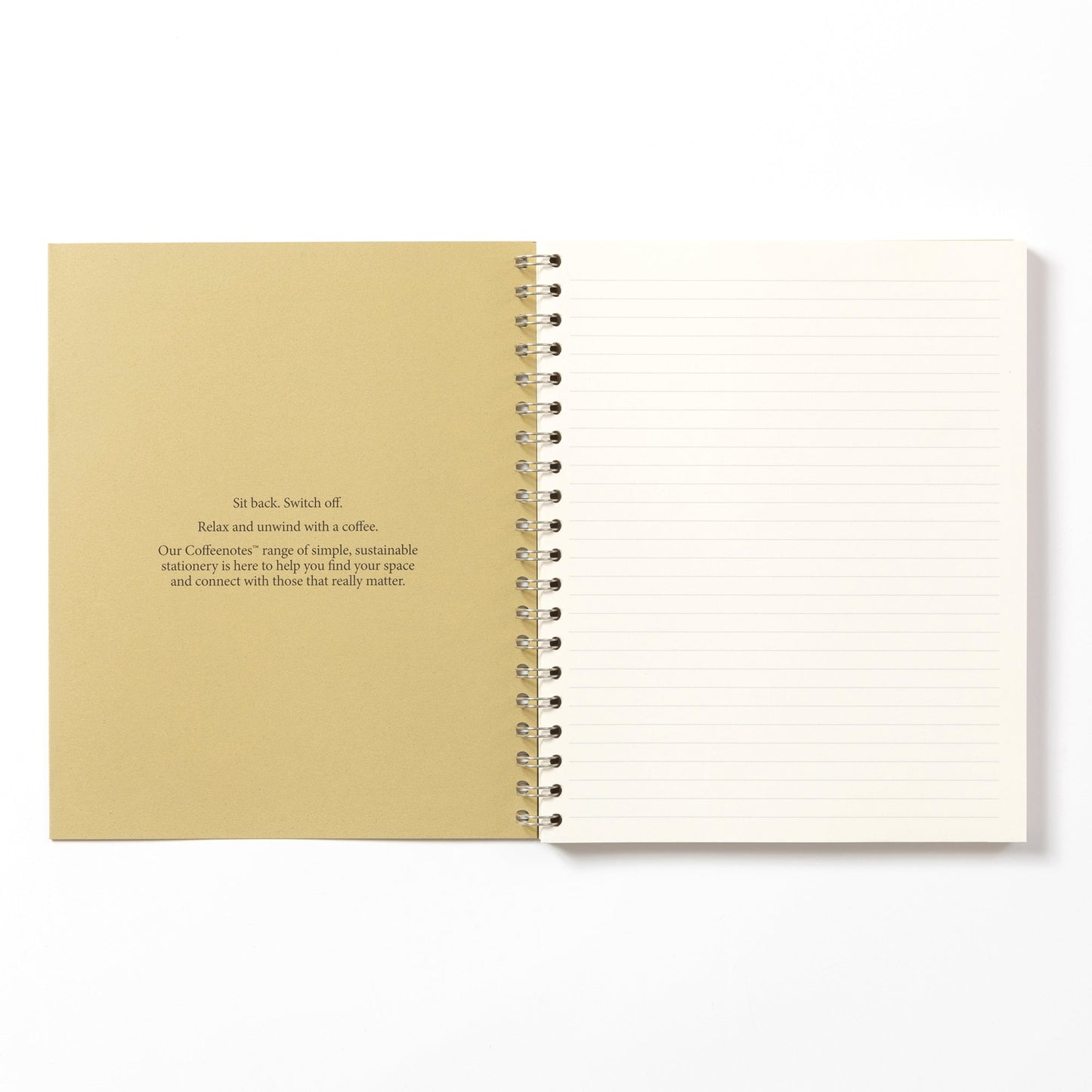 Olive Wirebound Notebook (Lined)